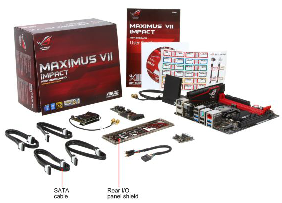 In The Box, Overclocking - ASUS Maximus VII Impact Review: Premium Gaming  Z97 in mini-ITX